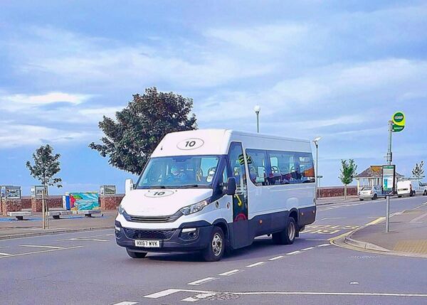 The Number 10 on Minehead Seafront