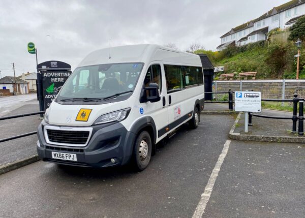 An Atwest Minibus at Watchet